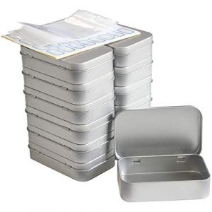 DARUITE 12 PCS Boîtes Metal Petite Boîte Rangement Malle de Rangement Metal Boite Metallique, Boite Metal Portable Rectangulaire (DFT TECHNOLOGY CO, neuf)