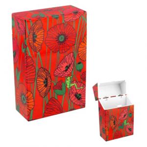 Pylônes, Étui pour Paquet de Cigarettes - Clop'in Coquelicots (Un Dimanche à la Campagne, neuf)
