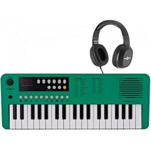VISIONKEY-1 Mini Piano Numérique Enfant et Débutant Clavier Piano Electrique 37 Touches USB-C - Green (Gear4music, neuf)