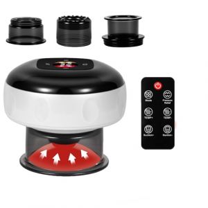 Ventouse Électrique Infrarouge, Appareil de Massage Électrique Intelligent avec 12 Niveaux d'Aspiration et Télécommande, Appareil de Massage électrique pour Guasha pour la Relaxation Musculaire (Fuzhisz-US, neuf)