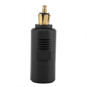 Connecteur d'adaptateur d'allume-cigare 12 V, adaptateur de prise d'allume-cigare européen de moto pour prise DINprise allume cigare femelle double 12v european 12v adapter (Terisassa, neuf)