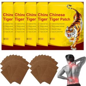 Patch Anti Douleur,40pcs Patch Chauffant,Patch Anti Douleur Genou,Patch Chauffant Dos,Pain Relief Patches,Patch Soulagement de Douleur au Genou,Pansement Anti-Douleur,pour Cou,Epaules,Dos (Seaneene, neuf)