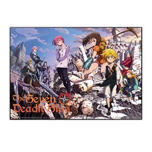 Grupo Erik Sous-Main Bureau The Seven Deadly Sins | Sous-Main Bureau Enfant | Protège Bureau Enfant 34 x 49cm (Allwallpapers, neuf)