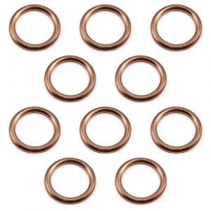 10 Pcs Joint Bouchon Vidange 16 x 22 x 2 mm, Joint Cuivre Vidange m16, Joint de Vidange pour Voiture et de Moteurs, Compatible avec Citro&euml;n, DS, Dacia, Fiat, Ford, Jeep, Mercedes, Mini, Peugeot... (Haibo CuiUKShop, neuf)