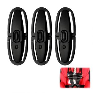 LACHT 3 Pi&egrave;ces Chest Clip,Clips Ceinture Voiture,Clip Ceinture De S&eacute;curit&eacute; Voiture,Clip Ceinture Enfant,Boucle De Protection De Si&egrave;ge Auto Enfants,Chest Clip S&eacute;curit&eacute; B&eacute;b&eacute;,Pour Si&egrave;ge Auto,Poussette (candy27seven, neuf)