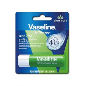 Vaseline Lip Therapy Aloe Vera | Baume &agrave; l&egrave;vres teint&eacute; | Rouge &agrave; l&egrave;vres &agrave; l'aloe vera et &agrave; la vitamine E (Aloe Vera 1 x 4,8g) (prsWORLD, neuf)