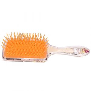 Cosiki Peigne de Coiffure, Peigne à Coussin d'air avec Sac à Gaz caricaturé à Paillettes de Casse-feu de Massage du Cuir Chevelu pour et Coiffage Quotidiens (hibou jaune) (Cosikia, neuf)