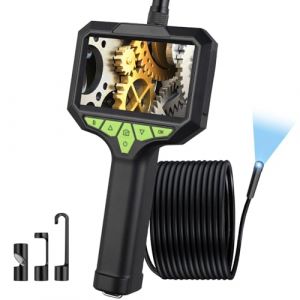 BINTA Cam&eacute;ra Endoscopique, 1080p cam&eacute;ra Endoscope HD - Camera Inspection tanche IP67 avec Cran IPS 4,3" cam&eacute;ra Endoscope 5,5 mm et 6 Lumires LED pour Mecanautes pour M&eacute;caniciens Automobiles (BTN-eu, neuf)