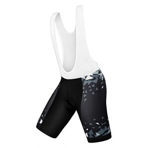 INBIKE Cuissard Velo Homme Cycliste Bretelle avec 3D Gel Coussin Cuissard VTT Homme Respirant et Anti-Choc Short Cycliste Homme Ideal pour Velo VTT Excercice Noir M (Lameda Direct EU, neuf)