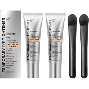 Cr&egrave;me contour des yeux raffermissante instantan&eacute;e - R&eacute;duit les rides, les cernes et les poches | Effet liftant imm&eacute;diat | &Agrave; l'acide hyaluronique | Formule hydratante non grasse pour tous types de peau (武汉市琪莫则搭商贸有限公司, neuf)