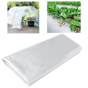 2M X 3M Bache pour Serre, Extra Épais Bache Plastique pour Serre de Jardin 40Mu Polyvalent Film Polyéthylène, Bâche Transparente pour Le Jardinage, la Construction et Protection des Végétaux (TaiXIN, neuf)