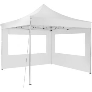 tectake® Tonnelle de Jardin 3x3 m autoportée en Aluminium Pliable Tente de réception 100% Imperméable, 4 Parois, Sardines & Sac de Transport Inclus, Tonnelle terrasse Exterieur Barnum Mariage Baptême (Made4Home SAS, neuf)