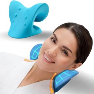 Appareil de traction cervicale, &eacute;tireur du cou, traction cervicale pour relaxation musculaire, correcteur de bosse du cou pour soulager la douleur TMJ, relaxant les &eacute;paules, correcteur de colonne (Daily Joy Langfang Chunyu, neuf)
