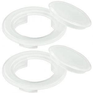 2Pcs Anneaux de Parasol de Table avec Capuchon, Trou de Parapluie, Anneau de Table pour Parasol en Plastique, Anneau perforé, Table de 42 mm, diamètre intérieur, Trou de Parasol (CARANNAC LTD, neuf)