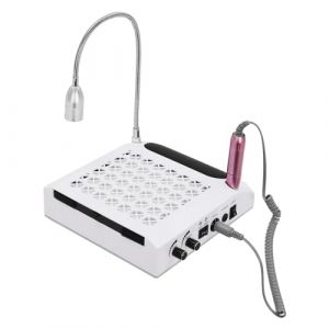 Tagtuell Aspirateur professionnel pour ongles - Puissant aspirateur à ongles silencieux pour salon de manucure et maison - Aspirateur réglable pour le design des ongles, manucure et pédicure (GUIQSR, neuf)