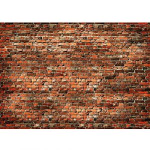 Runa Art Papier peint intiss&eacute; 396 x 280 cm mur de briques | Toison D&eacute;coration Murale Salon Chambre &aacute; Coucherr | Fabrication Allemande | rouge 9480012a (Runa Art GmbH, neuf)