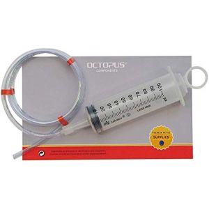 Octopus Seringue de Dosage 100 ML avec Tuyau de 100 cm en PVC, seringue en Plastique avec Tuyau en PVC, seringue d’Alimentation, seringue à Marinade, seringue d’Aspiration avec Tuyau (Octopus Concept GmbH, neuf)