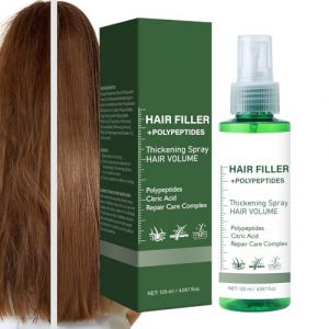 Spray pour la croissance des cheveux - Spray anti-chute de cheveux 120 ml - Spray de soin épaississant pour cuir chevelu à la maison - Pour femme - Utilisation quotidienne - Salle de bain - Voyage (xiangking, neuf)