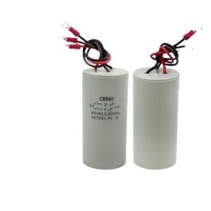 1PCS CBB60 450VAC 22UF + 6UF condensateur double &agrave; trois fils for moteur de grue &agrave; panier de levage condensateur de d&eacute;marrage de grue 450V 22UF + 6UF (HeConG, neuf)