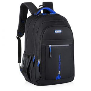 UieaMsio Sac Ecole pour Adolescent Enfants, Sac &agrave; Dos Grande Capacit&eacute; Loisir Portable Sac &agrave; Dos Imperm&eacute;able Sacs &eacute;cole Cadeau pour Filles et Gar&ccedil;ons &eacute;tudiants Voyage, Noir 32 * 48 * 18CM (FLORIN MARKET SHOP S.R.L., neuf)