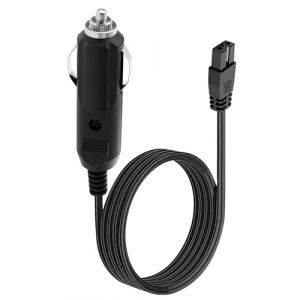 12V/24V 10A C&acirc;ble de Rechange pour Glaci&egrave;re de Voiture, 120W C&acirc;ble d&rsquo;Alimentation Allume-Cigare pour Mini R&eacute;frig&eacute;rateur, C&acirc;ble Portable pour Mobicool Coolbox Cong&eacute;Lateur, 2M Noir (ShiHuoXin, neuf)