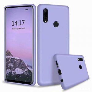 NiaCoCo Coque pour Huawei P Smart Z 2019/Y9 Prime 2019 Ultra Mince Antichoc Silicone Liquide Doux Microfibre Ray&eacute; Bleu/Violet (NiaCoCo, neuf)