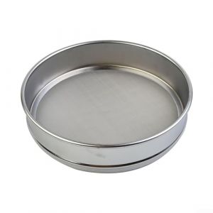 Tamis en maille chrom&eacute;e de 20 cm pour examen, m&eacute;decine, test, 4 mailles-600 mailles (100 mailles) (Getrichtag, neuf)