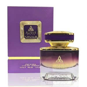 Auraa Desire Purple Bliss Extrait de Parfum 100 ml – Parfum minéral frais et épicé – Parfum pour homme – Parfum mandarine safran violet parfum longue durée (House of Niche Fragrance, neuf)