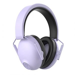 JLab JBuddies Protect Kids Ear Defenders - Protecteurs Auditifs Réglables pour Enfants, 23dB NRR - Casque de Protection Auditive pour Enfants, Tout-petits, Garçons et Filles - Lilas (Jlab Audio, neuf)