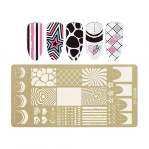 Conceptions Fleurs Papillon Des Ongles Tampon Tampon Accessoire En Acier En Acier Inoxydable Pour Le Salon Professionnel Manucure Art Bricolage Décoration Ongle Décoration (angelliu, neuf)