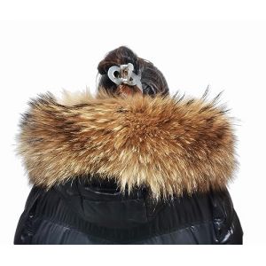 Adynice V&eacute;ritable col de fourrure femmes cache-cou fourrure &eacute;charpe ferme sur&eacute;lev&eacute;e fourrure de raton laveur colliers cou Wraps capuche unisexe colliers (friendship supermarket, neuf)