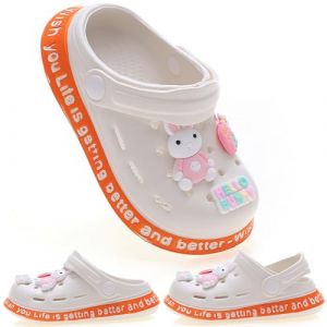 ZYLDK Sabots et Mules Enfants Sabots Pantoufles Chaussures Mixte Enfant B&eacute;b&eacute; Fille Gar&ccedil;on Antid&eacute;rapant Et&eacute; Piscine de Jardin Clogs de Plage &agrave; Enfiler (SHFJKA, neuf)