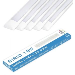 CLAR - Neon LED 60 CM, Reglette LED 60 CM, 18W Blanc Froid 6500K (Pack 5) (CLAR ILUMINACIÓN, neuf)