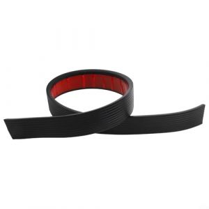 babominimer Bande de transition de sol en caoutchouc et rampe de seuil de porte, 1 m de long, 0,5 cm de large, pour fauteuils roulants, poussettes et scooters, int&eacute;rieur et (noir 1 m) (zhongchenxi, neuf)