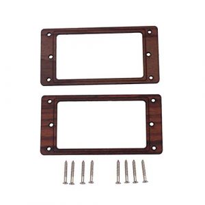 Cadre de montage Humbucker en bois avec vis pour pi&egrave;ces de guitare (DJFqin, neuf)