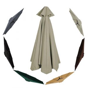 Générique Auvent De Rechange Pour Parasol De Terrasse 4.0m Toile De Rechange Pour Parasol D'extérieur De 8 Baleines (donghuidamai, neuf)