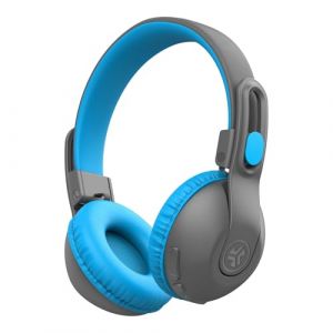 JLab JBuddies Studio 2 Casque sans Fil pour Enfants - Bluetooth, Volume limit&eacute;, Micro int&eacute;gr&eacute;, 65h+ d'autonomie, Isolation phonique, Mode Partage/Filaire, Bleu (Jlab Audio, neuf)