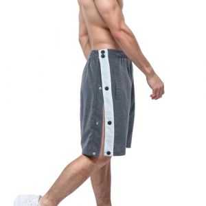 Pantalon de R&eacute;&eacute;ducation pour Homme sur Le C&ocirc;t&eacute; Shorts et Bermuda Pantacourt Taille &Eacute;lastiqu&eacute;e Short de Plage avec Boutons-Pression Short de Sport L&eacute;ger Bermuda Homme d'&eacute;t&eacute; Vacances Et Plage (NiceYear, neuf)