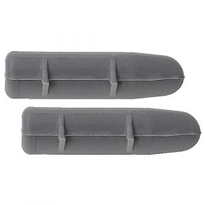 vhbw - Butoir de rail de roulement remplacement pour Fagor Brandt 32X4269 pour lave-vaiselle - Gris - Plastique - Int&eacute;gr&eacute; (ElectroPapa, neuf)