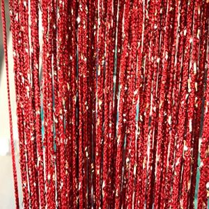 Vagasi Lot de 2 Rideaux Fils Paillette 100x200cm Draperie Rideau Spaghetti Elégance Studio Fenêtre Porte Anniversaire Mariage Fête Hôtel (Hysenm EU, neuf)