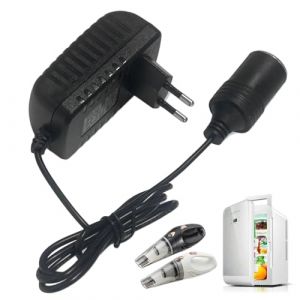 Tkxjry Adaptateur Prise Allume Cigare, Convertisseur Adaptateur AC/DC, Convertisseur de Tension 220v vers 12v/3A (36W), pour Pompe &agrave; Air, Aspirateur de Voiture (Jiahe Daily Necessities Store, neuf)