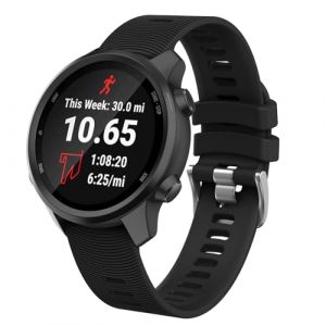 ISABAKE Bracelet de rechange en silicone souple pour montre intelligente Venu Sq GPS Forerunner 245/245, Fenix 6s 20 mm - Bracelet confortable pour Vivoactive 3 Music/HR Forerunner 645 Music (Isabake, neuf)