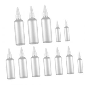 Vaguelly 20pi&egrave;ces Bouteille Plastique Souple Avec Goulot Fin Bouteille Vide Pour Liquide Sous-bouteilles Vides (Bustling Xin, neuf)