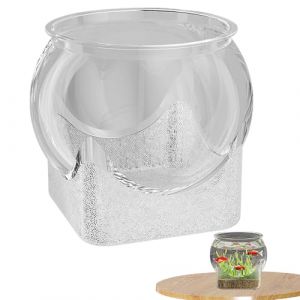 Aquarium Rond Transparent, Bols &Agrave; Poissons Globe Transparents, Aquarium De Bureau D&eacute;coratif pour Poissons Rouges, Combattants, Tortues (mianjiang, neuf)