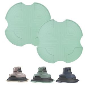 2 PCS Dessous de Plats en Silicone pour Ninja CRISPi Friteuse à Air FN101EUSG, Sous-verres en Silicone Accessoires pour Air Fryer Ninja FN101EU (HATELLY, neuf)