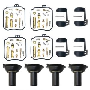 VQLDPX Kit Reparation Carburateur Kit De R&eacute;paration De Carburateur pour Yamaha XJS, XJN, Diversion, XJ600S, XJ600N, XJ600 (1996-2002), XJ 600 S N (1996-2002) Carb Remplacement Kits(Ensemble 1) (wuhankuangyanzishangmaohang, neuf)