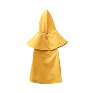 Imperm&eacute;able pour chien Manteau imperm&eacute;able for chien, veste imperm&eacute;able for chien, petit avec capuche, Cape de pluie for animaux de compagnie, Durable, imperm&eacute;able(Giallo,SM) (ZHAOYIJIA, neuf)
