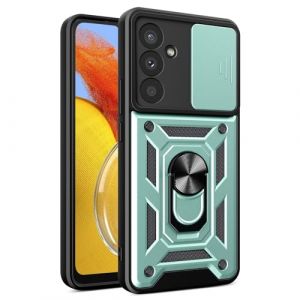 RankOne Coque pour Samsung Galaxy A05s (6.7" inches) PC Ring Armor Push Window Anti Drop Étui - Vert (Rankone, neuf)