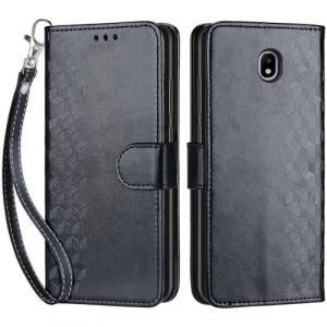 SIENIANLINE Coque pour Samsung Galaxy J5 2017, Etui Protection Housse Premium en Cuir de Portefeuille en Cuir Fermeture Magn&eacute;tique Flip Case pour Samsung Galaxy J5 2017 Coque (Noir) (DIKAS, neuf)