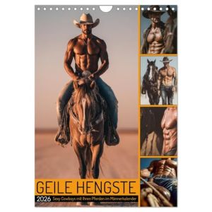 BONNES CAVALES - Des cow-boys sexy avec leurs chevaux dans le calendrier pour hommes, Version fran&ccedil;aise (Calendrier mural 2026 DIN A4 portrait), Calendrier CALVENDO mensuel (Home & Play, neuf)
